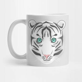 White Bengal Tiger Mug